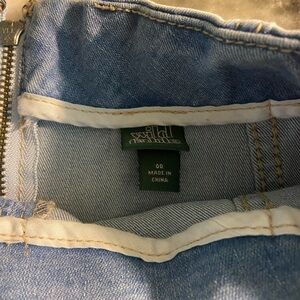 Wild Fable Blue Denim Mini Skirt